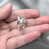 Sterling Silver Elegant Ring, Chunky and Teardrop Design, Polished, Silver Finish, 01.401.0001