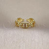 Oro Laminado Elegant Ring, Gold Filled Style Polished, Golden Finish, 01.341.0027