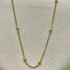 Oro Laminado Basic Necklace, Gold Filled Style Rolo Design, Polished, Golden Finish, 04.213.0248.20