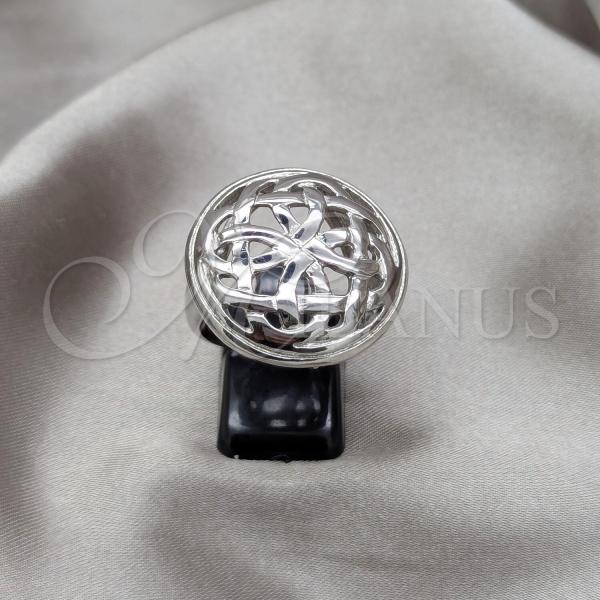 Stainless Steel Mens Ring, Polished, Steel Finish, 01.63.0648.09
