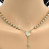 Oro Laminado Medium Rosary, Gold Filled Style Divino Niño and Crucifix Design, Polished, Golden Finish, 09.118.0012.24