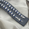 Rhodium Plated Tennis Bracelet, with Sapphire Blue and White Cubic Zirconia, Polished, Rhodium Finish, 03.206.0007.8.07
