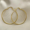 Oro Laminado Medium Hoop, Gold Filled Style Polished, Golden Finish, 5.134.007.45