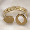 Oro Laminado Individual Bangle, Gold Filled Style Polished, Golden Finish, 07.422.0005.05