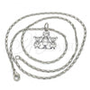 Rhodium Plated Pendant Necklace, Little Girl Design, Polished, Rhodium Finish, 04.106.0009.1.20