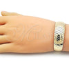 Oro Laminado Individual Bangle, Gold Filled Style Polished, Golden Finish, 07.432.0001