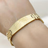 Stainless Steel Solid Bracelet, Polished, Golden Finish, 03.114.0236.2.08