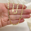 Oro Laminado Basic Necklace, Gold Filled Style Polished, Golden Finish, 5.223.017.24