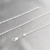 Sterling Silver Basic Necklace, Rope Design, Polished, Silver Finish, 04.420.0036.18