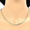 Oro Laminado Basic Necklace, Gold Filled Style Mariner Design, Polished, Golden Finish, 04.213.0134.20