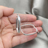 Sterling Silver Medium Hoop, Polished, Silver Finish, 02.389.0154.30