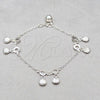 Sterling Silver Fancy Bracelet, Shell Design, Polished, Silver Finish, 03.409.0081.08