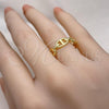 Oro Laminado Elegant Ring, Gold Filled Style Polished, Golden Finish, 01.341.0027