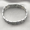 Stainless Steel Solid Bracelet, Polished, Steel Finish, 03.114.0256.3.09