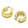 Oro Laminado Small Hoop, Gold Filled Style Polished, Golden Finish, 02.213.0490.20