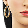 Oro Laminado Medium Hoop, Gold Filled Style Polished, Golden Finish, 02.170.0526.40