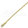 Oro Laminado Basic Necklace, Gold Filled Style Rolo Design, Polished, Golden Finish, 04.65.0181.16