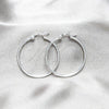 Sterling Silver Small Hoop, Polished, Silver Finish, 02.409.0008.30