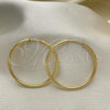 Oro Laminado Small Hoop, Gold Filled Style Polished, Golden Finish, 02.58.0081.25