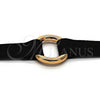Oro Laminado Fancy Necklace, Gold Filled Style Choker Design, Polished, Golden Finish, 04.215.0003.13