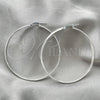 Sterling Silver Large Hoop, Polished, Silver Finish, 02.389.0101.50
