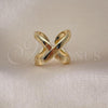 Oro Laminado Elegant Ring, Gold Filled Style Polished, Golden Finish, 01.60.0018