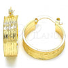 Oro Laminado Small Hoop, Gold Filled Style Polished, Golden Finish, 02.170.0244.20