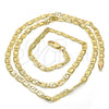 Oro Laminado Basic Necklace, Gold Filled Style Polished, Golden Finish, 04.63.1346.24