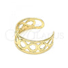 Oro Laminado Toe Ring, Gold Filled Style Infinite Design, Polished, Golden Finish, 01.376.0006 (One size fits all)