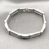 Stainless Steel Solid Bracelet, Polished, Steel Finish, 03.114.0396.09