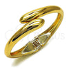 Oro Laminado Individual Bangle, Gold Filled Style Polished, Golden Finish, 07.307.0026.1.05