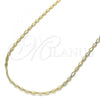 Oro Laminado Basic Necklace, Gold Filled Style Polished, Golden Finish, 04.213.0071.20