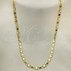 Oro Laminado Basic Necklace, Gold Filled Style Polished, Golden Finish, 04.213.0170.20