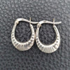 Sterling Silver Small Hoop, Polished, Silver Finish, 02.393.0001.15