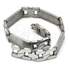 Stainless Steel Solid Bracelet, Polished, Steel Finish, 03.114.0226.09