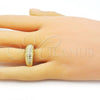 Oro Laminado Elegant Ring, Gold Filled Style Chunky Design, Polished, Golden Finish, 01.196.0025