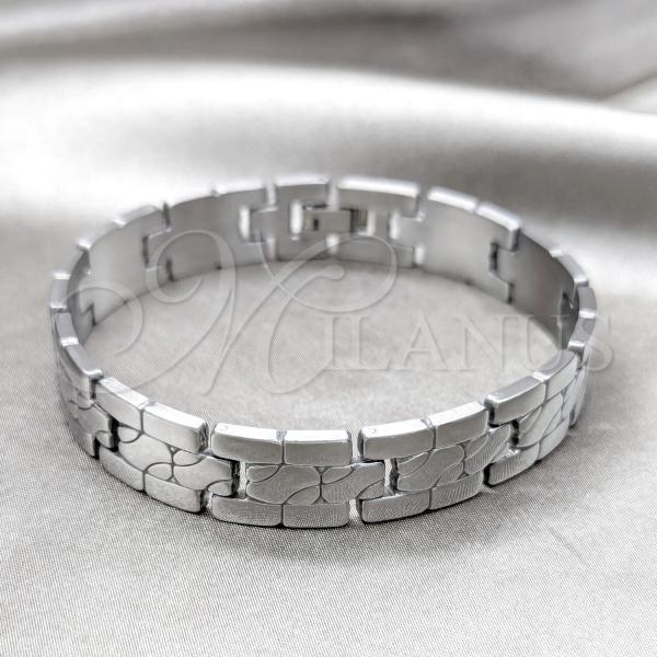 Stainless Steel Solid Bracelet, Polished, Steel Finish, 03.63.22936.09