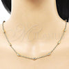 Oro Laminado Basic Necklace, Gold Filled Style Singapore Design, Polished, Golden Finish, 04.213.0282.18