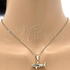 Oro Laminado Fancy Pendant, Gold Filled Style Fish Design, Polished, Golden Finish, 5.180.039