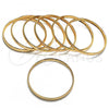 Oro Laminado Semanario Bangle, Gold Filled Style Polished, Golden Finish, 5.232.004.02 (04 MM Thickness, Size 2 - 1.75 Diameter)