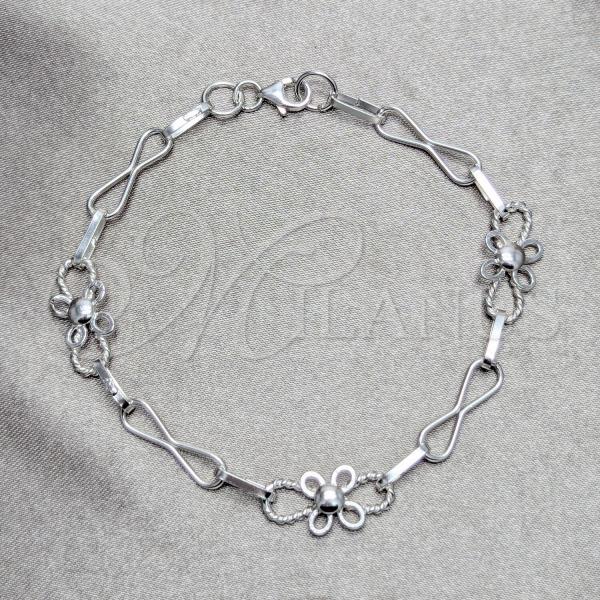 Sterling Silver Basic Bracelet, Polished, Silver Finish, 03.392.0032.07