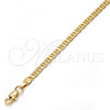 Gold Tone Basic Bracelet, Mariner Design, Polished, Golden Finish, 04.242.0030.08GT