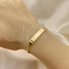 Oro Laminado ID Bracelet, Gold Filled Style Polished, Golden Finish, 03.63.1845.06