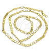 Oro Laminado Basic Necklace, Gold Filled Style Polished, Golden Finish, 04.213.0093.20