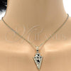 Oro Laminado Fancy Pendant, Gold Filled Style Diamond Cutting Finish, Golden Finish, 5.179.031