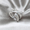 Sterling Silver Elegant Ring, Chunky and Teardrop Design, Polished, Silver Finish, 01.401.0002