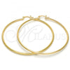Oro Laminado Large Hoop, Gold Filled Style Polished, Golden Finish, 5.134.004.60