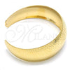 Oro Laminado Individual Bangle, Gold Filled Style Polished, Golden Finish, 07.168.0022 (24 MM Thickness, One size fits all)