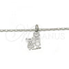 Rhodium Plated Pendant Necklace, Little Girl Design, Polished, Rhodium Finish, 04.106.0006.1.20