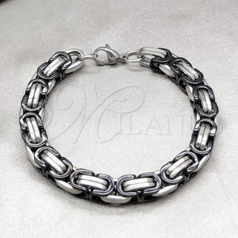 Stainless Steel Solid Bracelet, Polished, Steel Finish, 03.63.22932.09